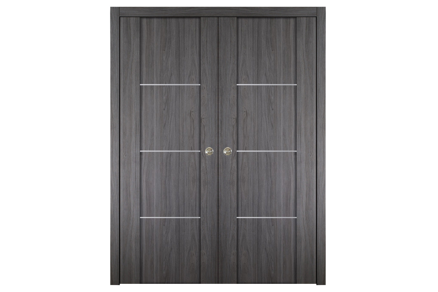 Nova Italia Stile 3H Swiss Elm Laminate Interior Door - Double Pocket