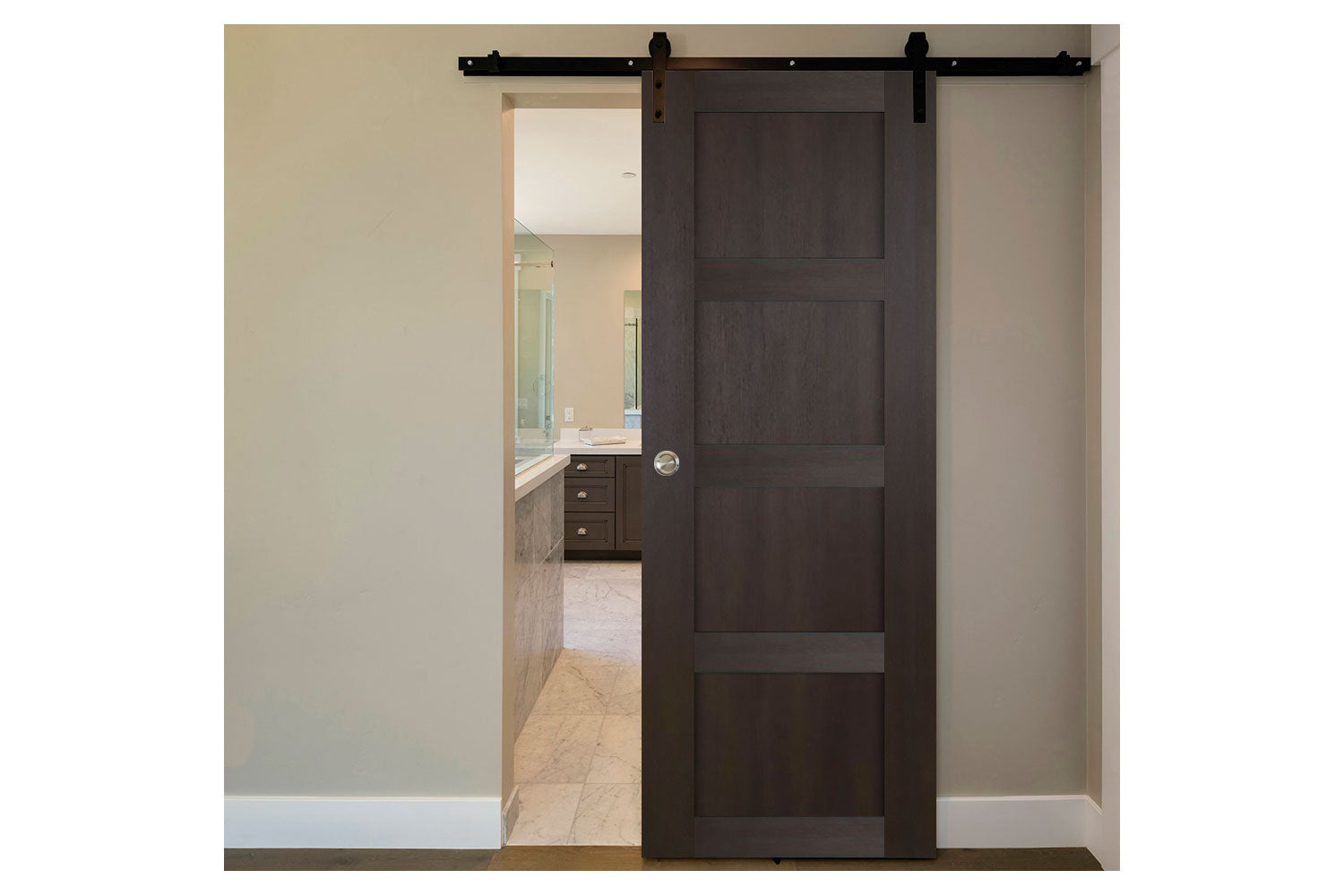 Nova Italia Stile 4 Lite Premium Wenge Laminate Interior Barn Door