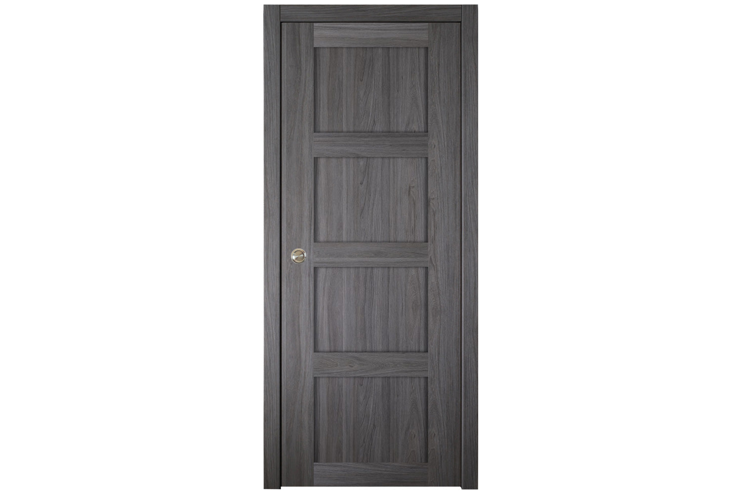Nova Italia Stile 4 Lite Swiss Elm Laminate Interior Door - Single Pocket