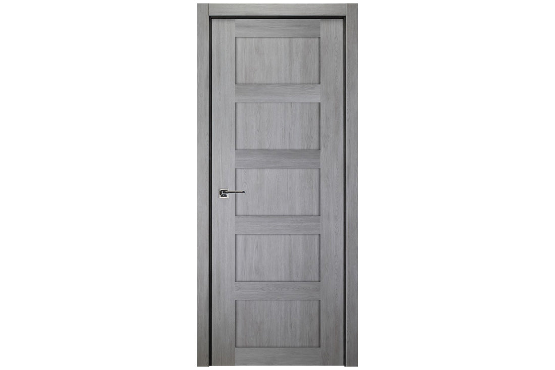 Nova Italia Stile 5 Lite Light Grey Laminate Interior Door