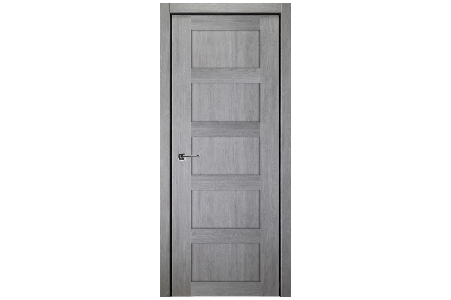 Nova Italia Stile 5 Lite Light Grey Laminate Interior Door