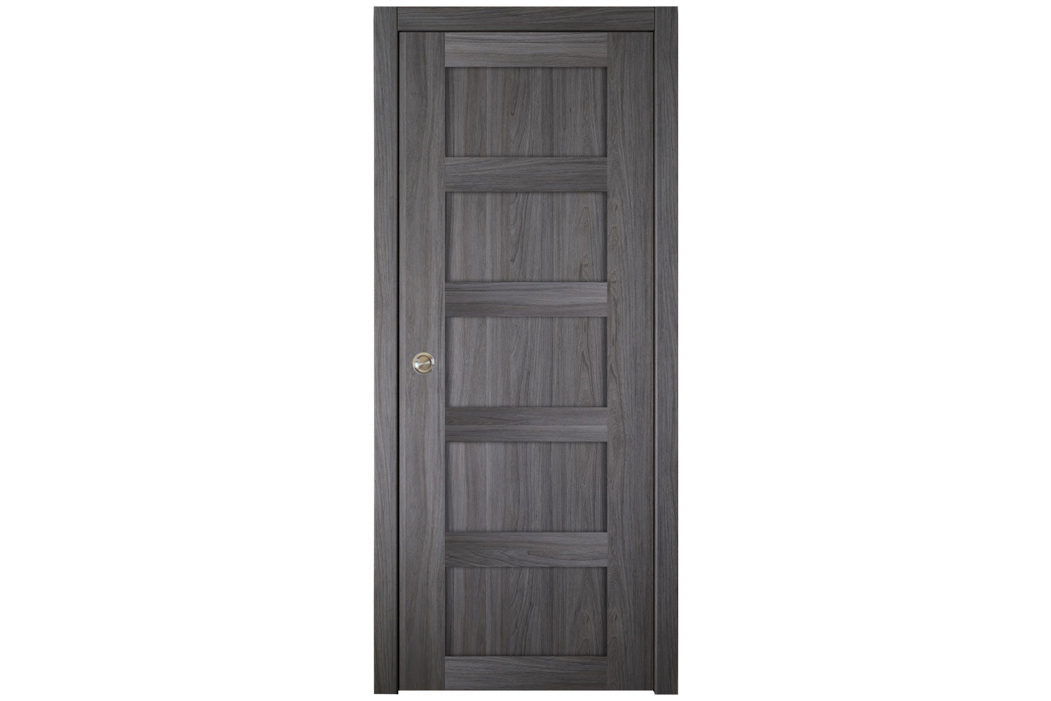 Nova Italia Stile 5 Lite Swiss Elm Laminate Interior Door - Single Door