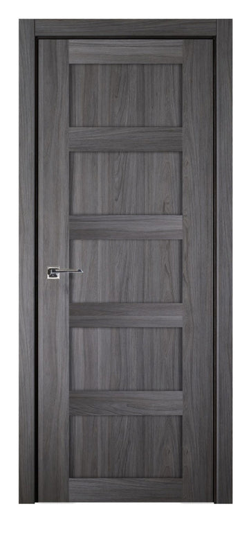Nova Italia Stile 5 Lite Swiss Elm Laminate Interior Door