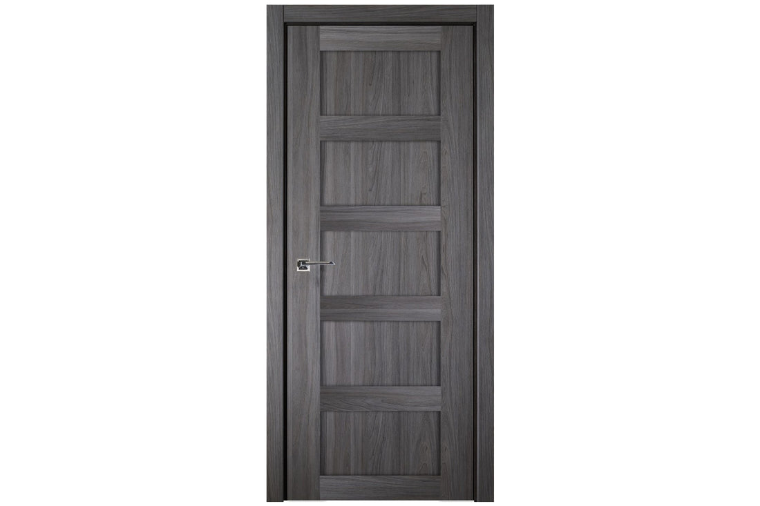Nova Italia Stile 5 Lite Swiss Elm Laminate Interior Door