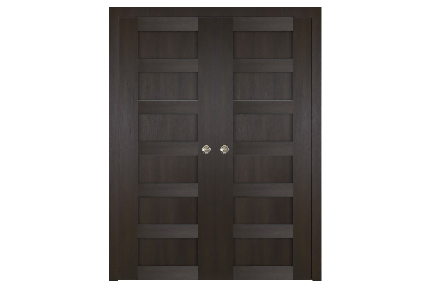 Nova Italia Stile 6 Lite Premium Wenge Laminate Interior Door - Double Pocket