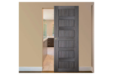 Nova Italia Stile 6 Lite Swiss Elm Laminate Interior Magic Sliding Door