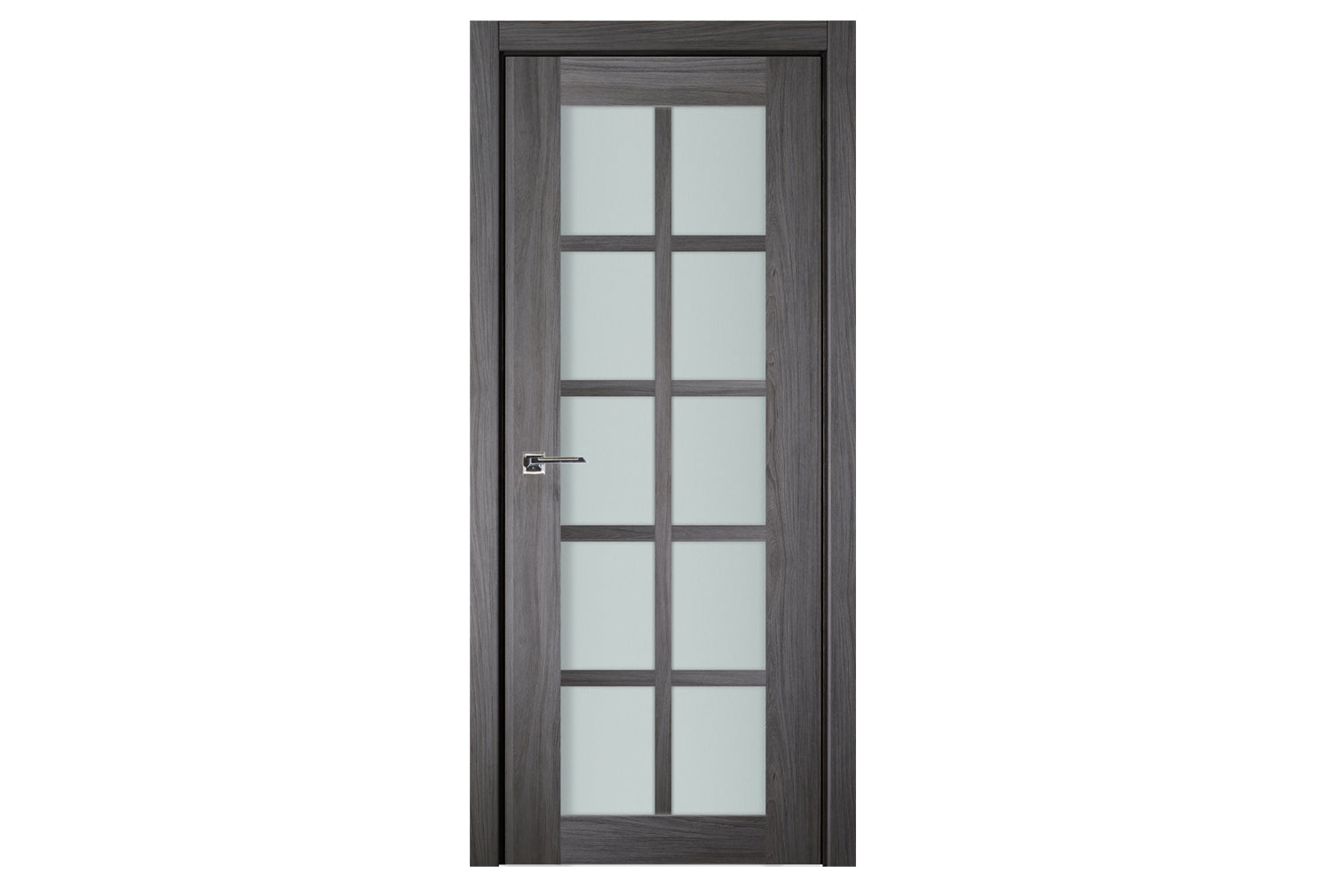Nova Italia Swiss Elm 10-Lite Laminated French Door - Single Door