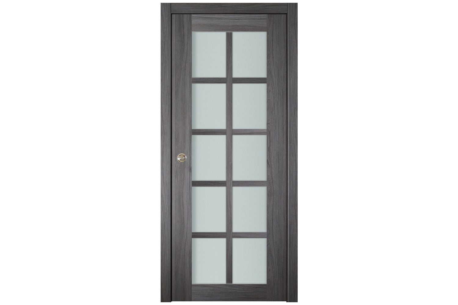 Nova Italia Swiss Elm 10-Lite Laminated French Door - Single Pocket
