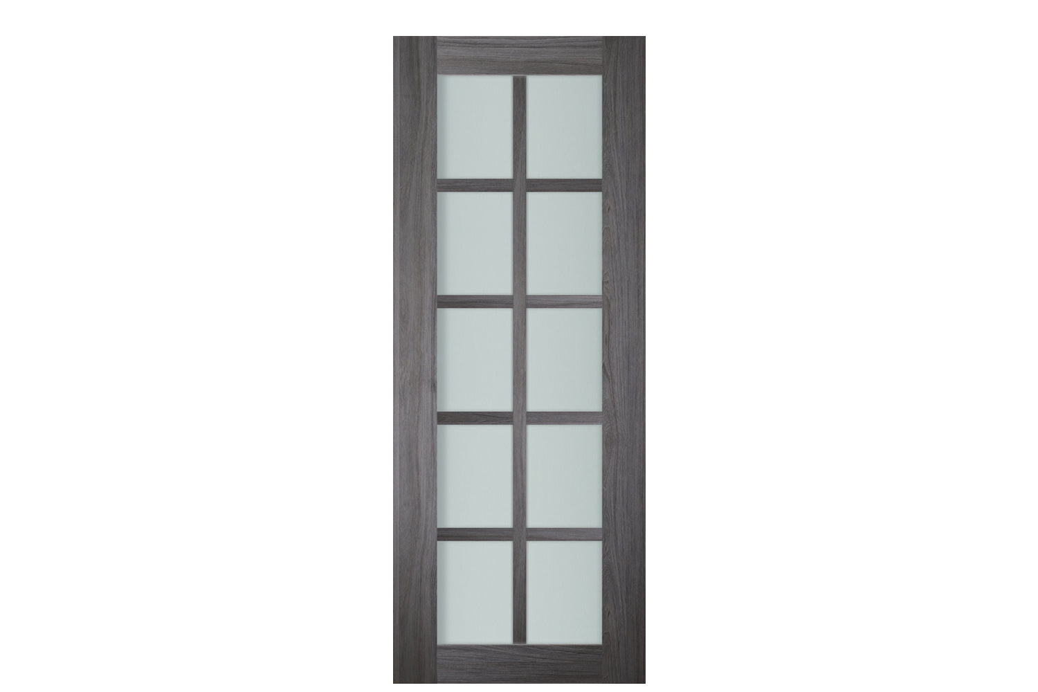 Nova Italia Swiss Elm 10-Lite Laminated French Door - Slab