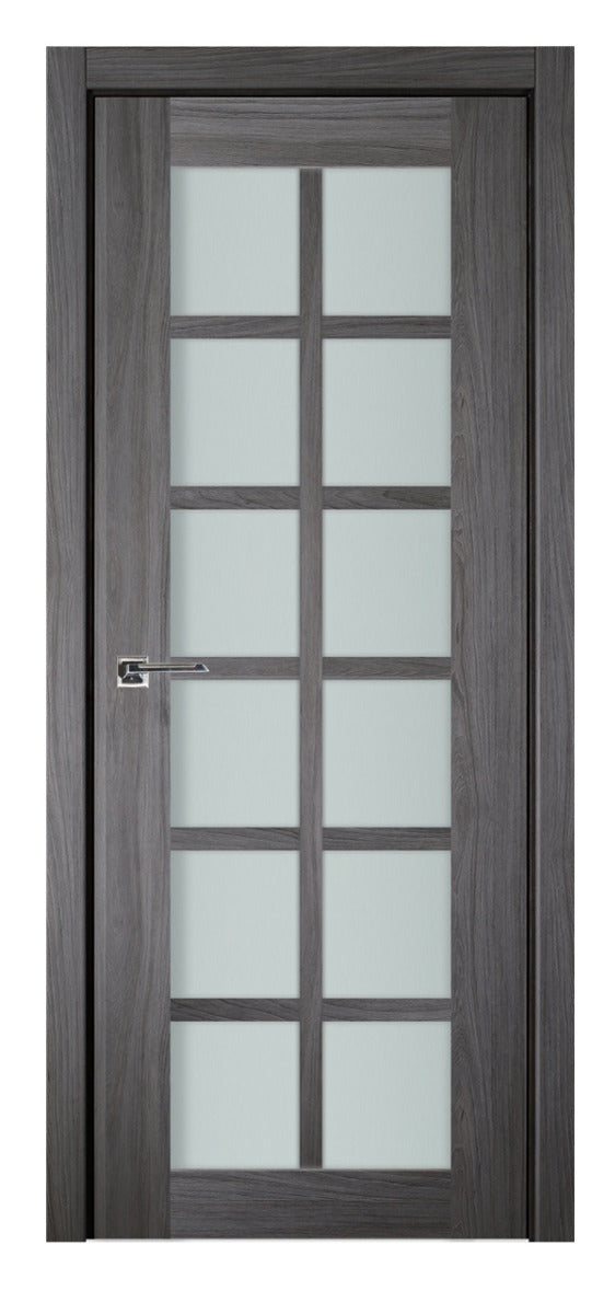 Nova Italia Swiss Elm 12-Lite Laminated French Door