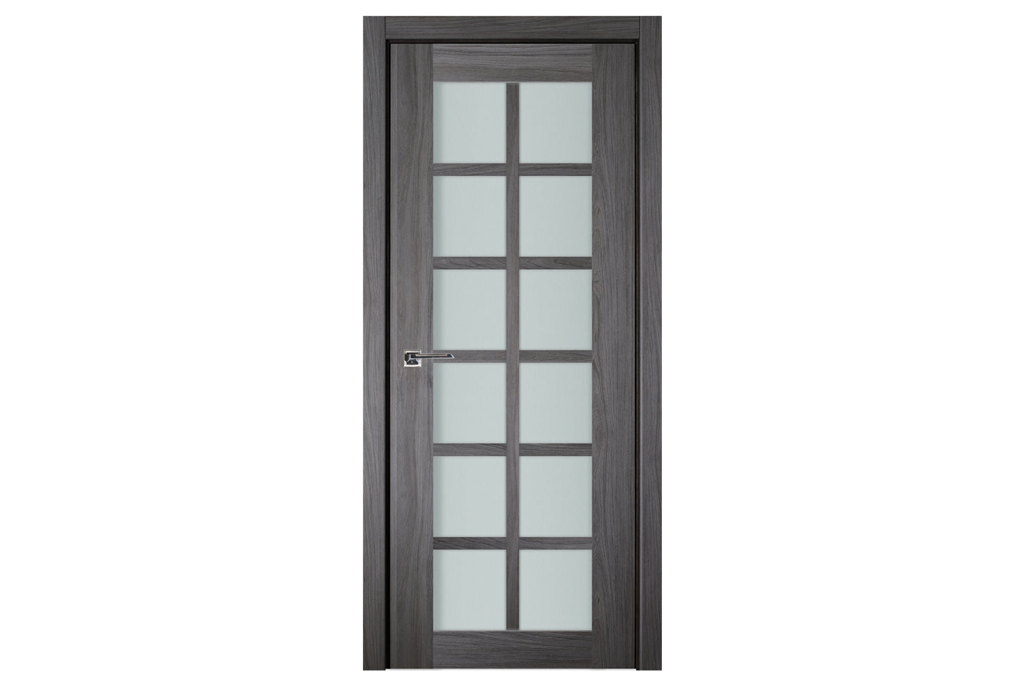 Nova Italia Swiss Elm 12-Lite Laminated French Door - Single Door