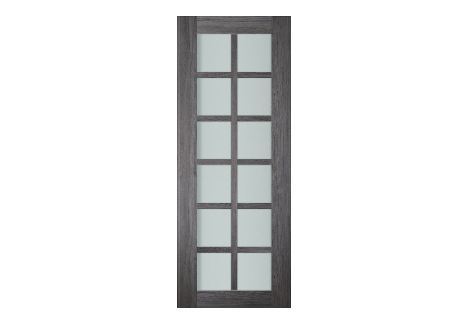 Nova Italia Swiss Elm 12-Lite Laminated French Door - Slab