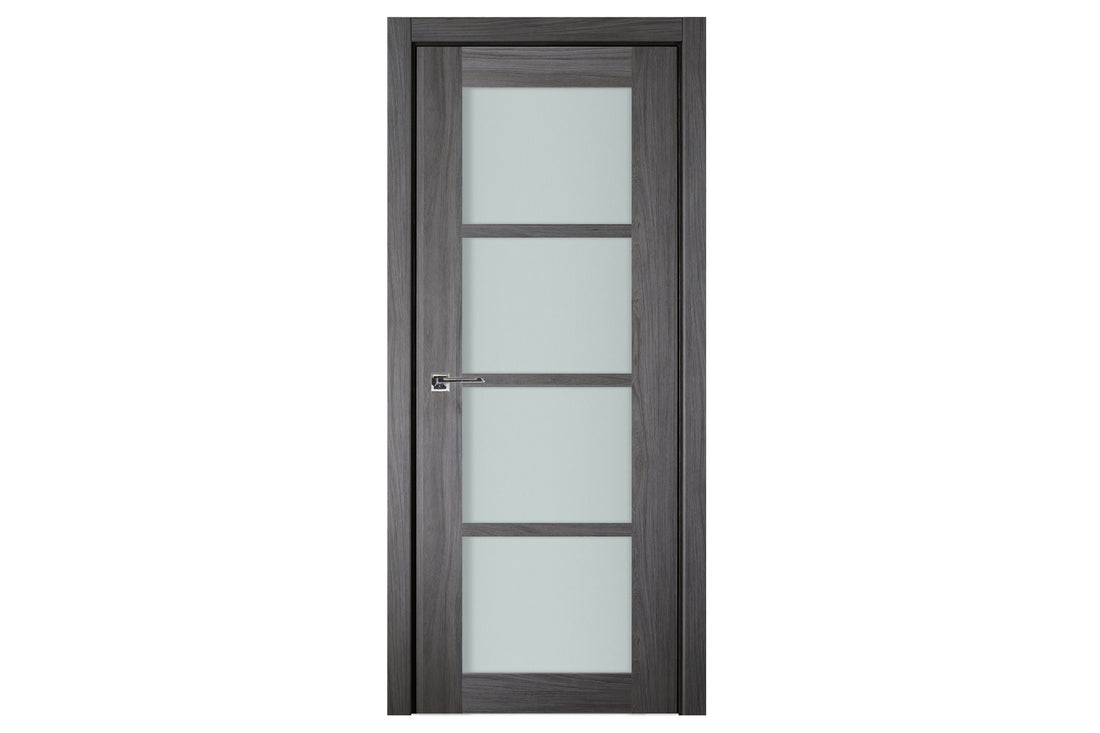 Nova Italia Swiss Elm 4-Lite Laminated French Door - Single Door