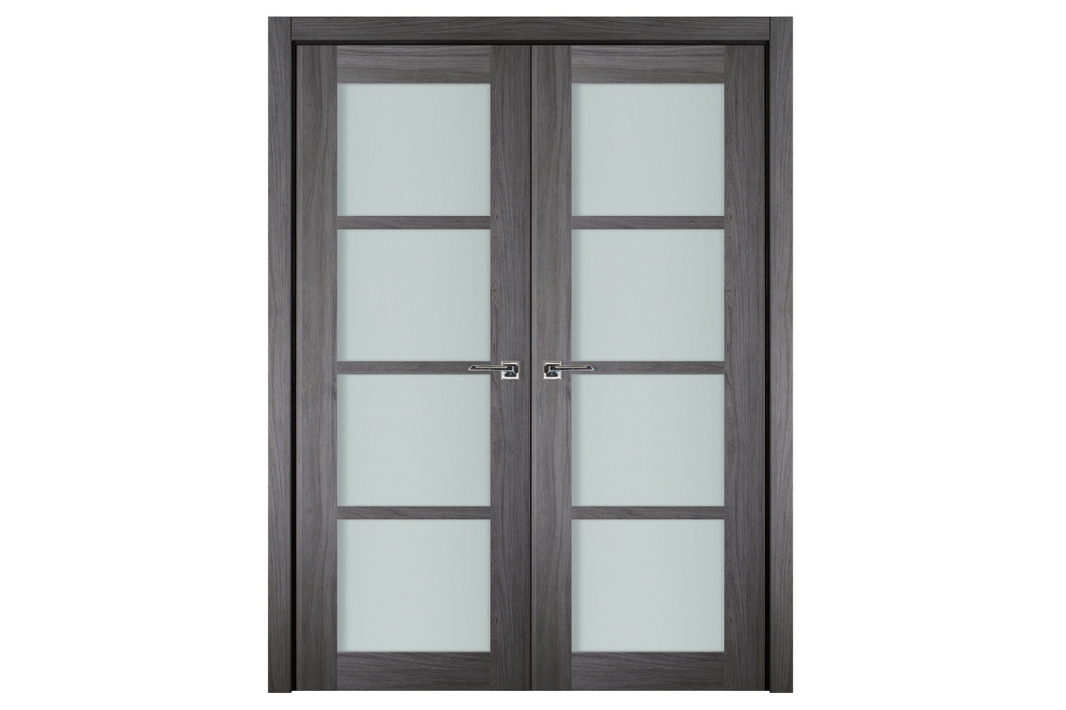 Nova Italia Swiss Elm 4-Lite Laminated French Door - Double Door