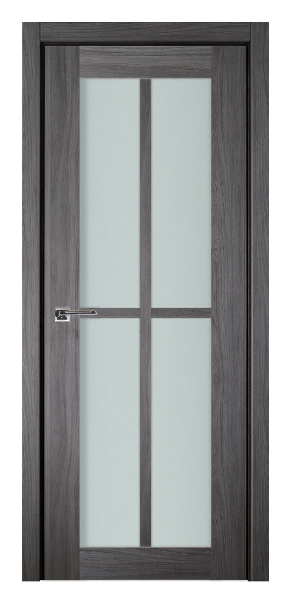 Nova Italia Swiss Elm 4-Lite Vertical Laminated French Door