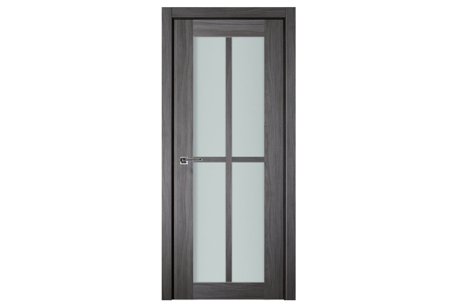 Nova Italia Swiss Elm 4-Lite Vertical Laminated French Door - Single Door