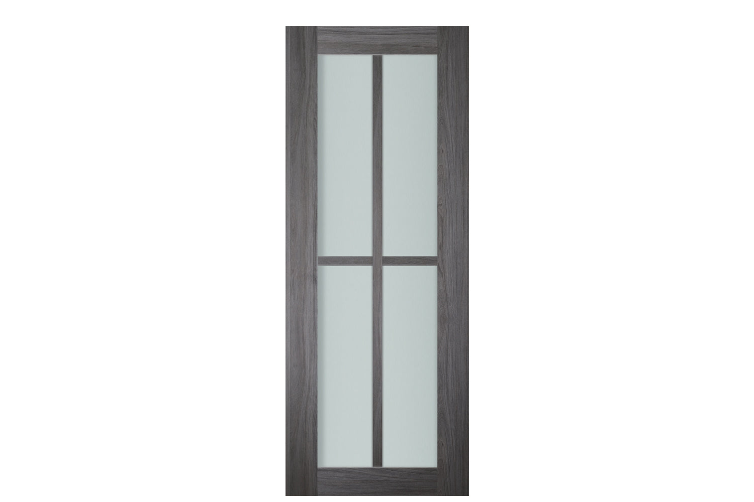 Nova Italia Swiss Elm 4-Lite Vertical Laminated French Door - Slab