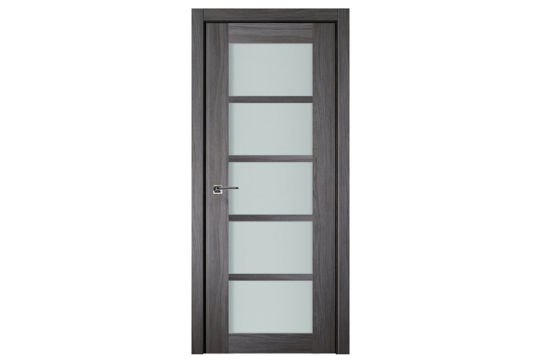 Nova Italia Swiss Elm 5-Lite Laminated French Door - Single Door