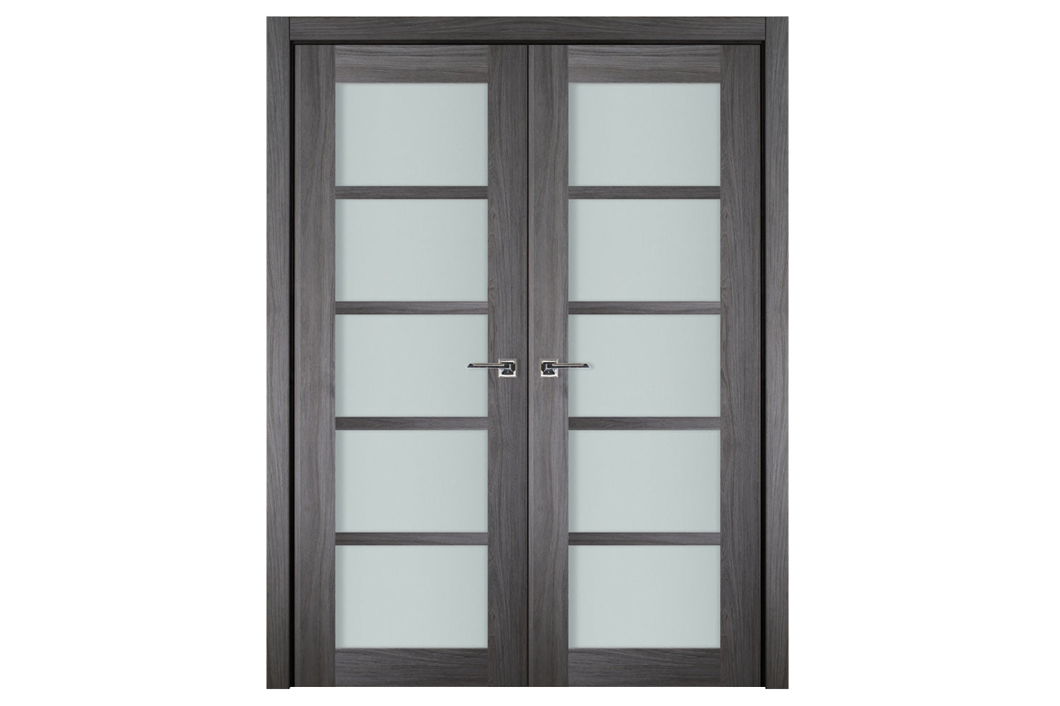 Nova Italia Swiss Elm 5-Lite Laminated French Door - Double Door