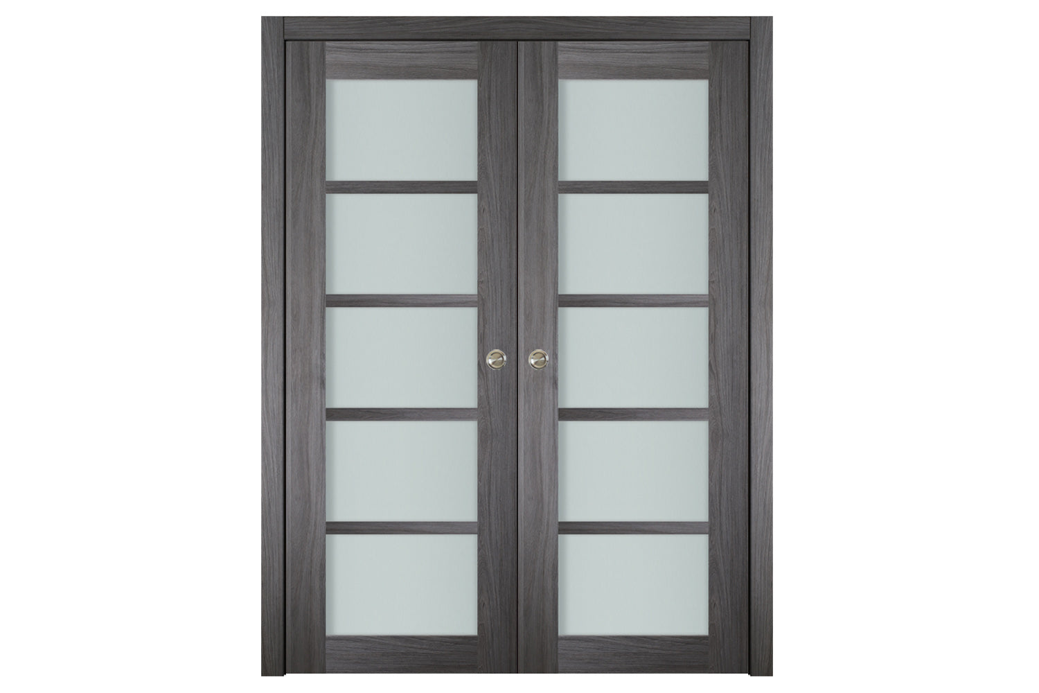 Nova Italia Swiss Elm 5-Lite Laminated French Door - Double Pocket
