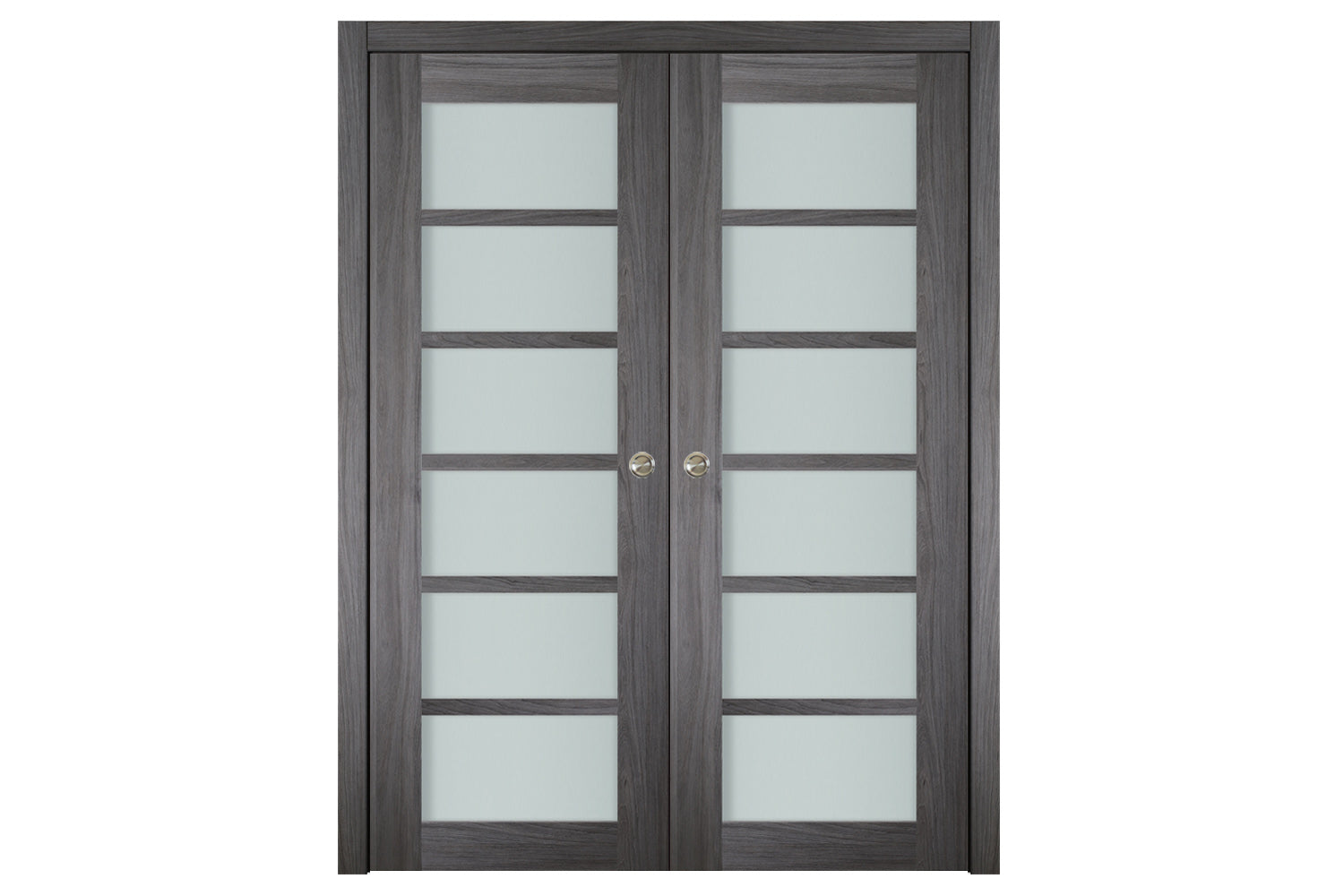 Nova Italia Swiss Elm 6-Lite Laminated French Door - Double Pocket