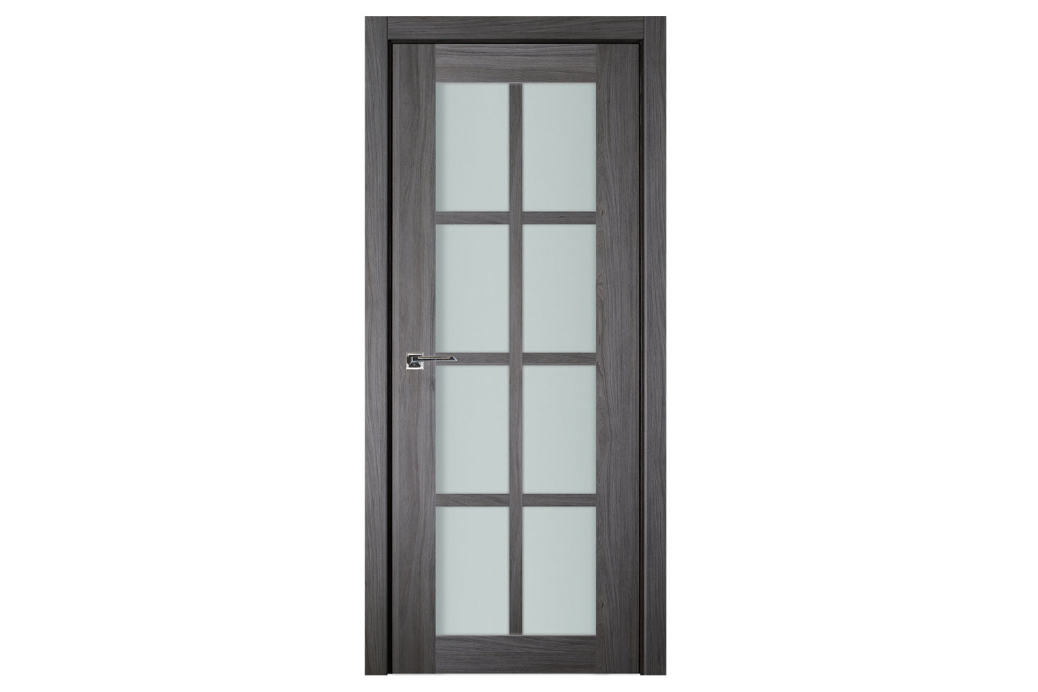 Nova Italia Swiss Elm 8-Lite Laminated French Door - Single Door