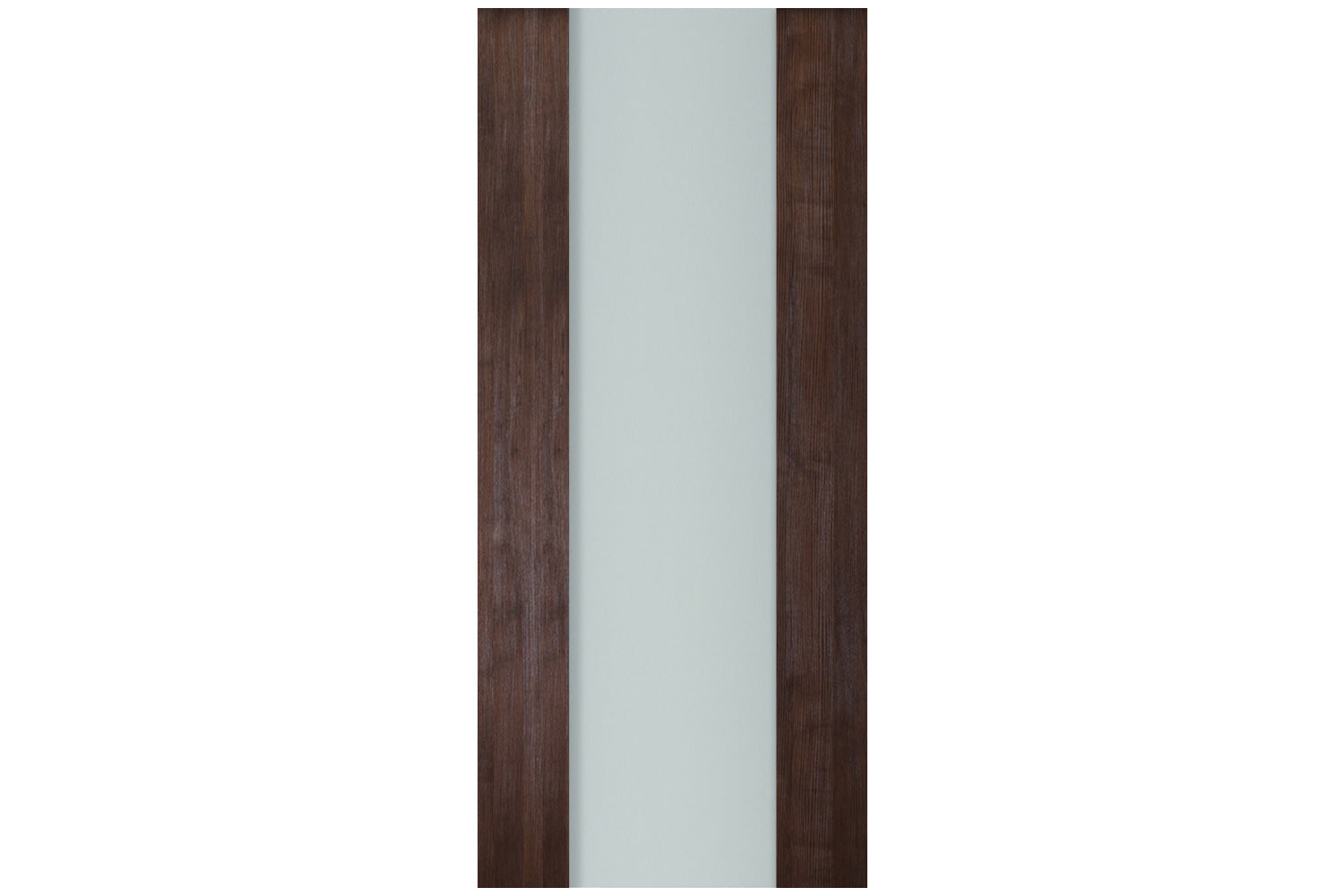 Nova Italia Vetro 01 Prestige Brown Laminate Interior Door - Slab
