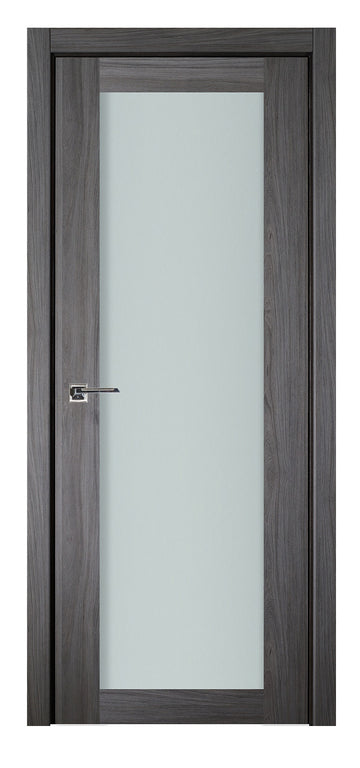 Nova Italia Vetro 1 Lite Swiss Elm Laminate Interior Door