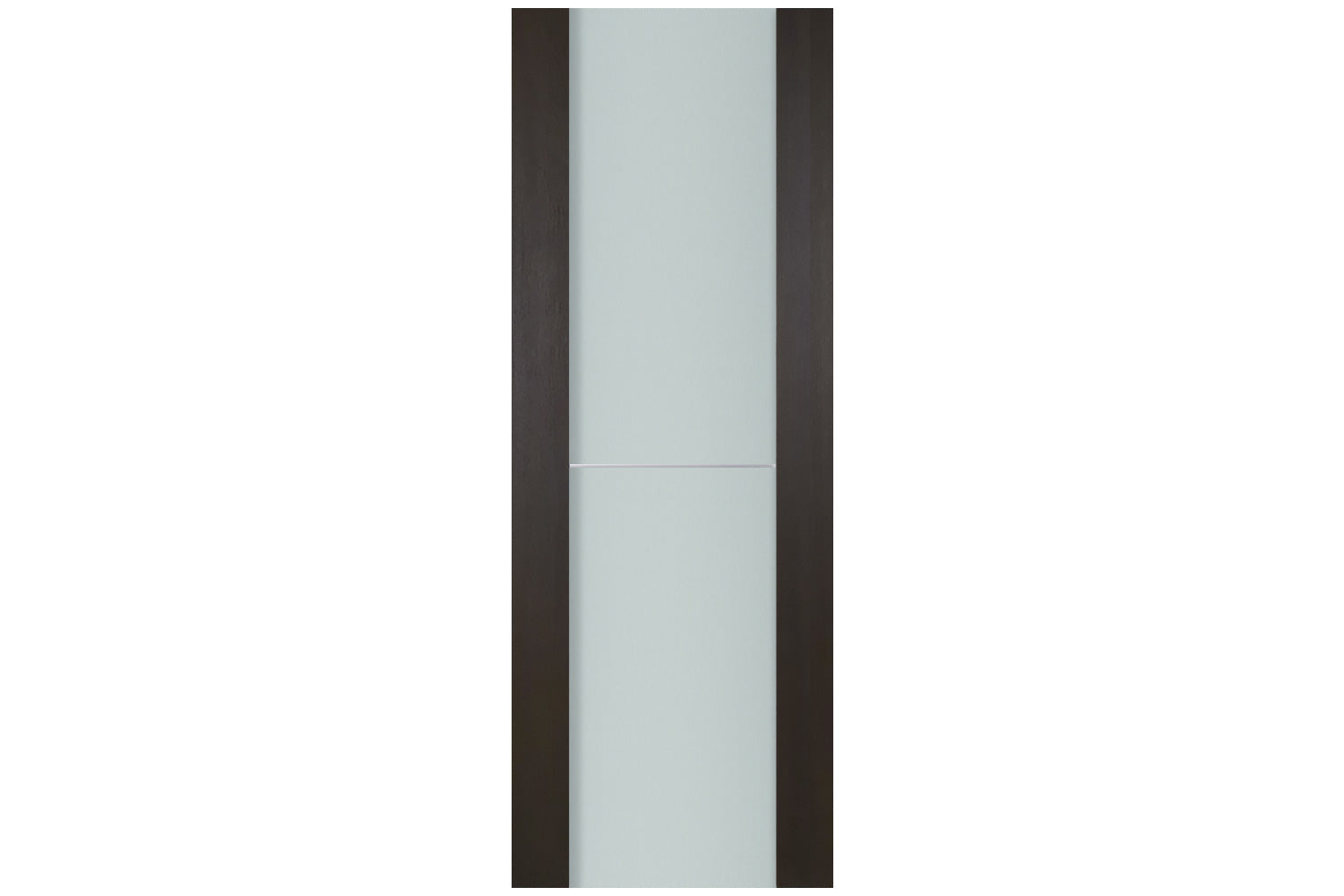Nova Italia Vetro 1H Premium Wenge Laminate Interior Door - Slab