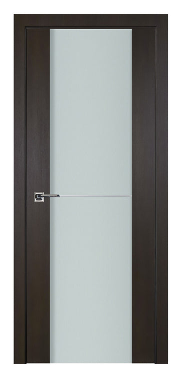 Nova Italia Vetro 1H Premium Wenge Laminate Interior Door