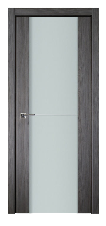 Nova Italia Vetro 1H Swiss Elm Laminate Interior Door