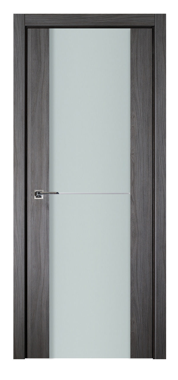 Nova Italia Vetro 1H Swiss Elm Laminate Interior Door
