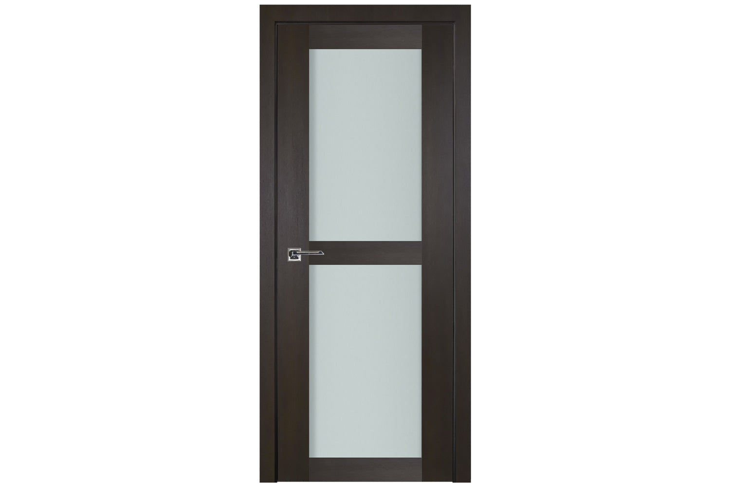Nova Italia Vetro 2 Lite Premium Wenge Laminate Interior Door - Single Door