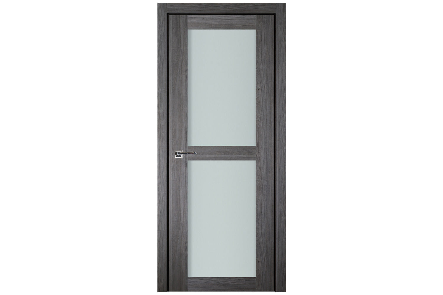 Nova Italia Vetro 2 Lite Swiss Elm Laminate Interior Door - Single Door