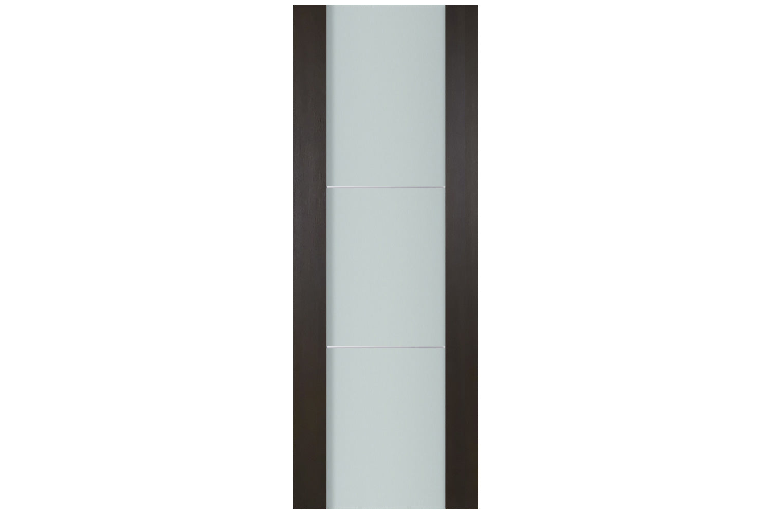 Nova Italia Vetro 2H Premium Wenge Laminate Interior Door - Slab