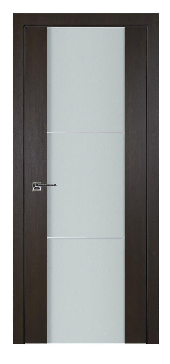 Nova Italia Vetro 2H Premium Wenge Laminate Interior Door