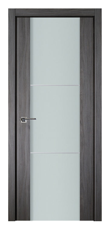 Nova Italia Vetro 2H Swiss Elm Laminate Interior Door