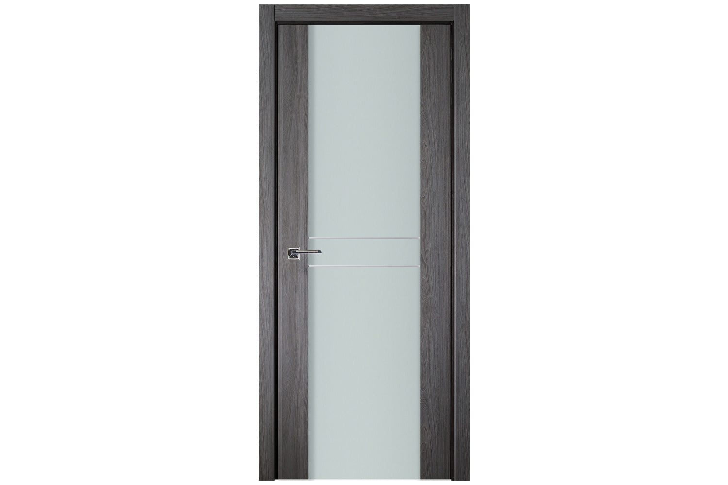 Nova Italia Vetro 2HC Swiss Elm Laminate Interior Door - Single Door