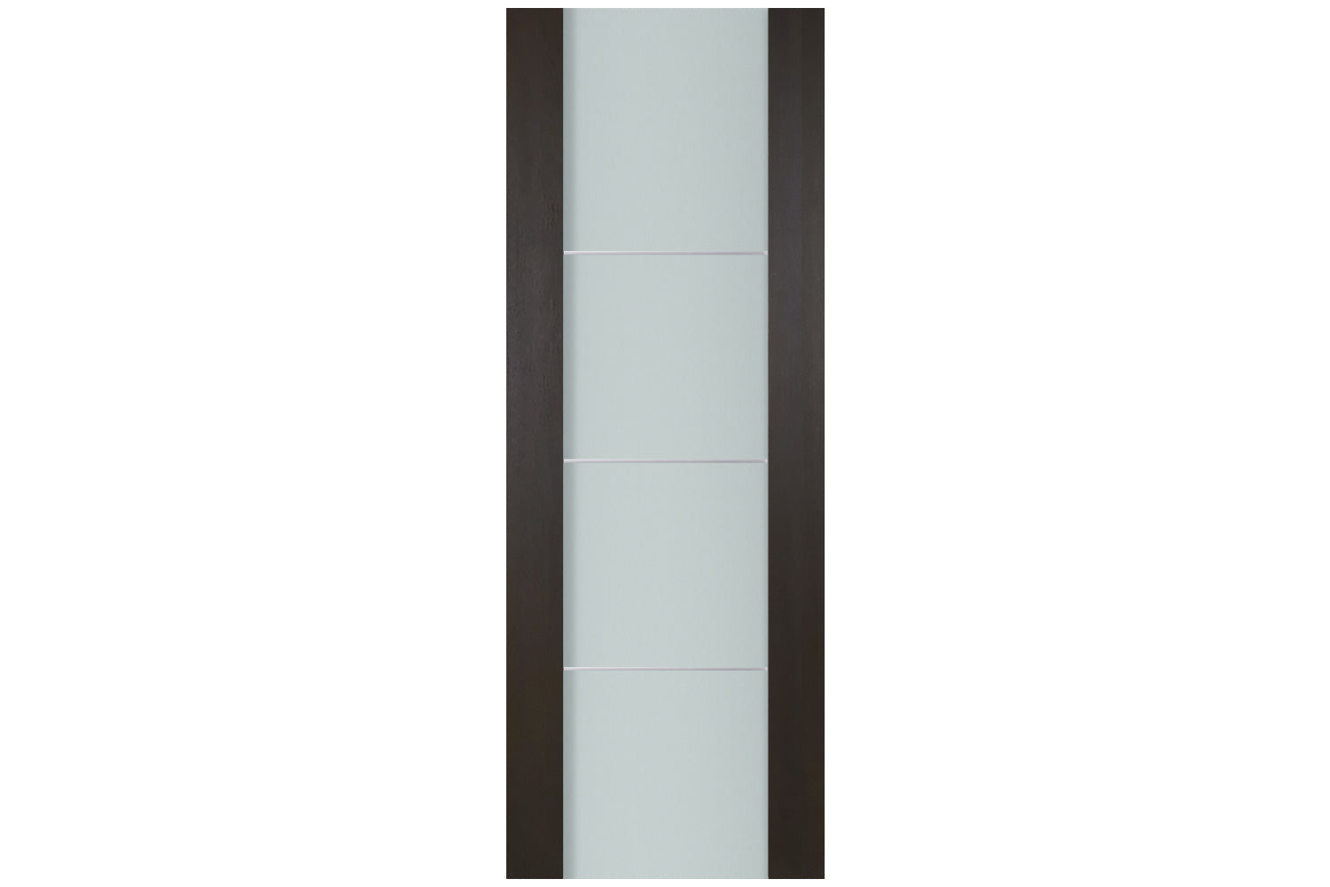 Nova Italia Vetro 3H Premium Wenge Laminate Interior Door - Slab
