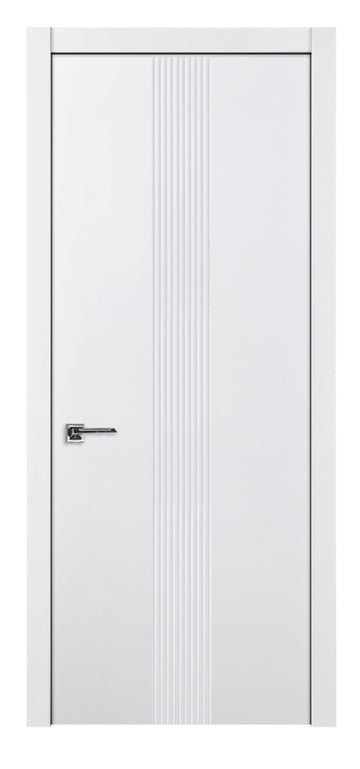 Nova M34 Soft White Laminated Modern Interior Door