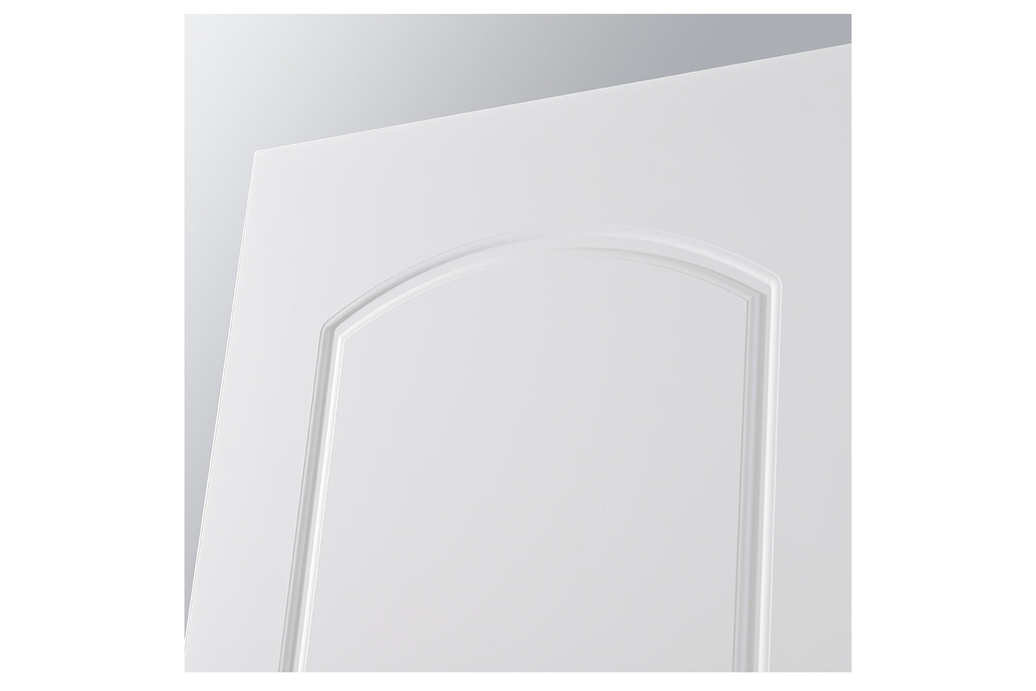 Nova Ovalo Soft White Laminated Traditional interior Door