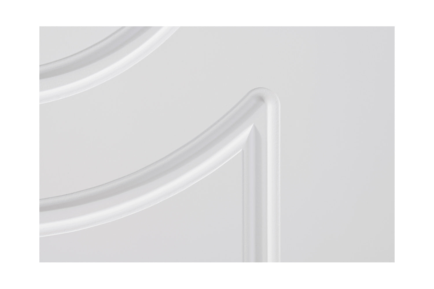 Nova Ovalo Soft White Laminated Traditional interior Door