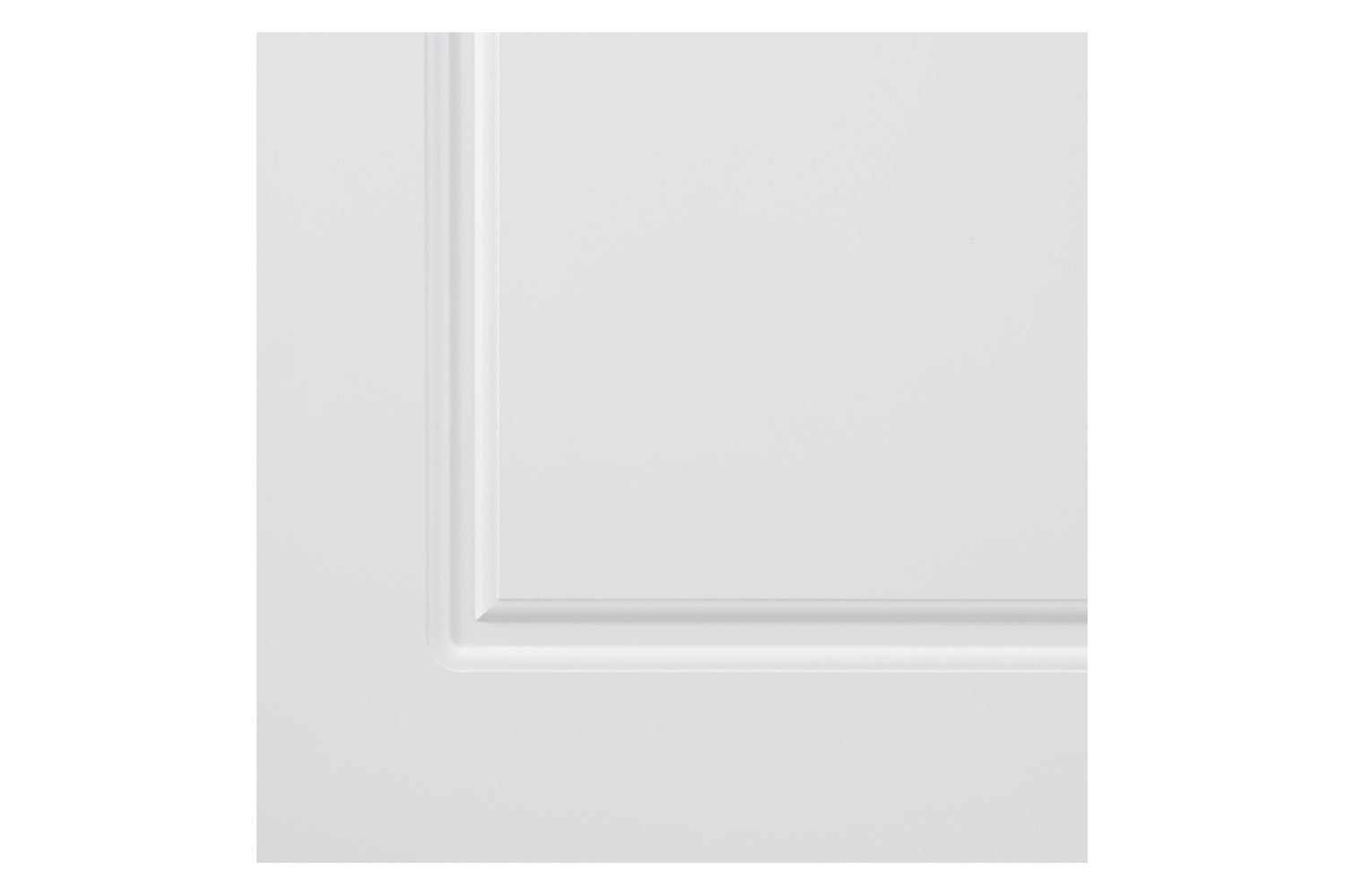 Nova Ovalo Soft White Laminated Traditional interior Door