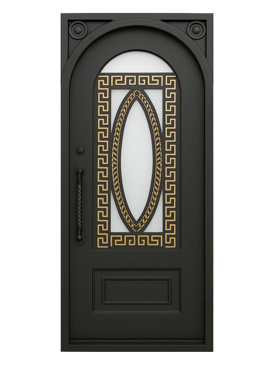 Royal 016 Wrought Iron Custom Exterior Door by Nova