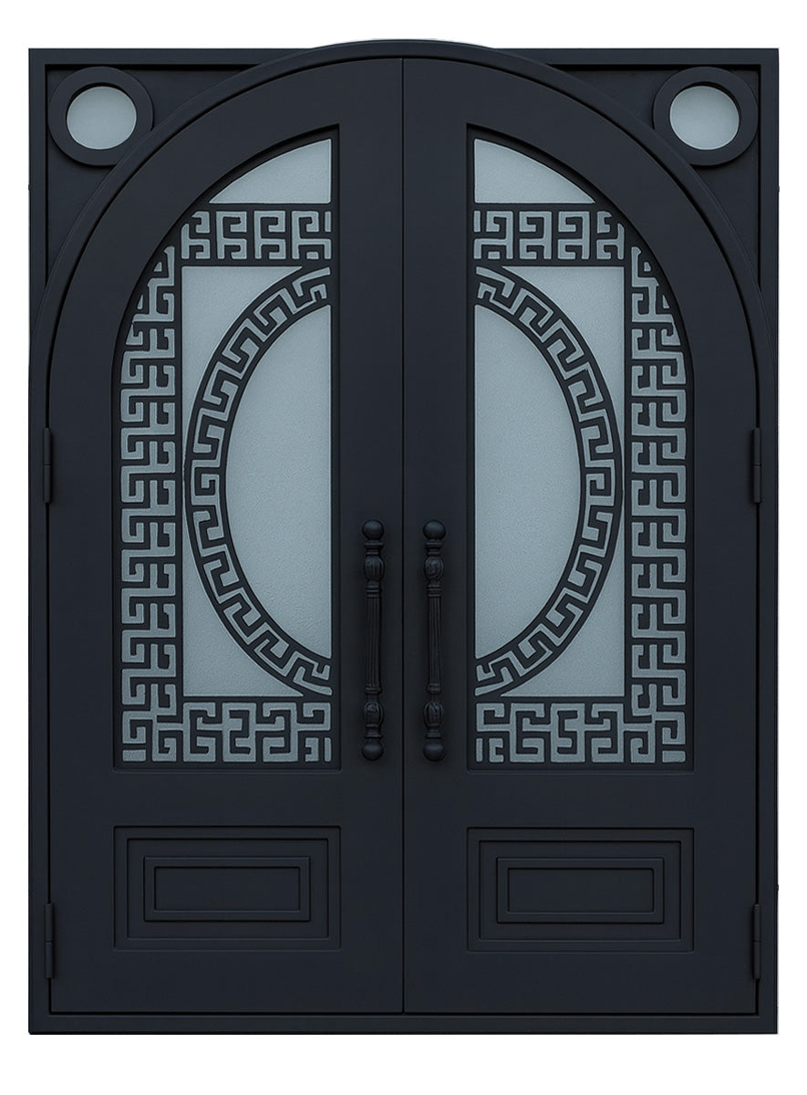 Royal 057 Wrought Iron Custom Exterior Door by Nova