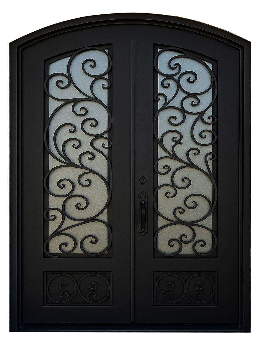 Royal 058 Wrought Iron Custom Exterior Door by Nova