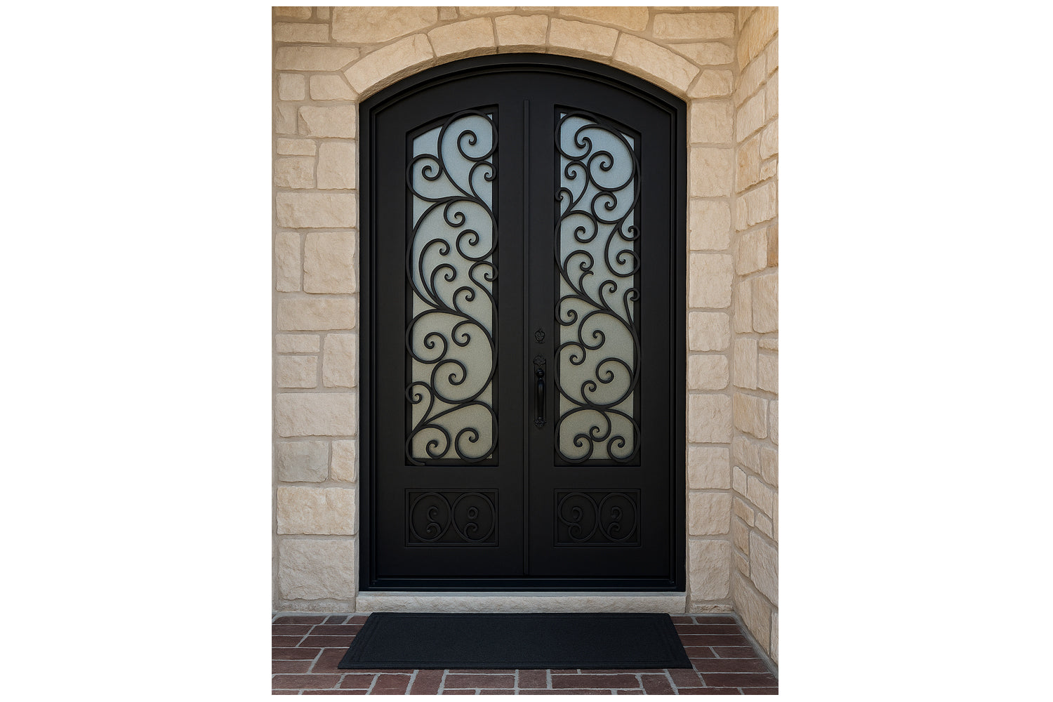 Royal 058 Wrought Iron Custom Exterior Door by Nova