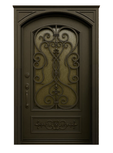 Royal 060 Wrought Iron Custom Exterior Door by Nova
