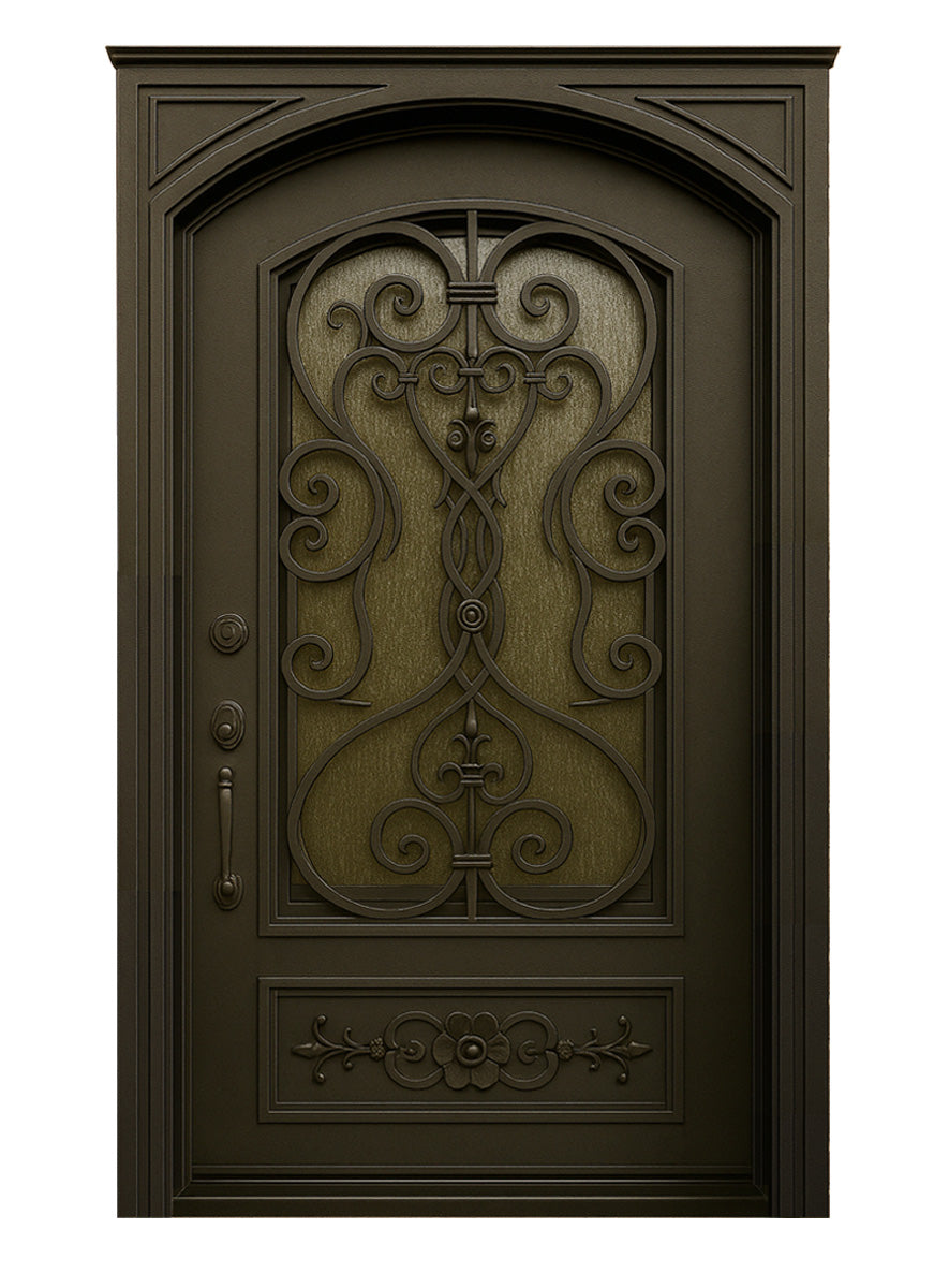 Royal 060 Wrought Iron Custom Exterior Door by Nova