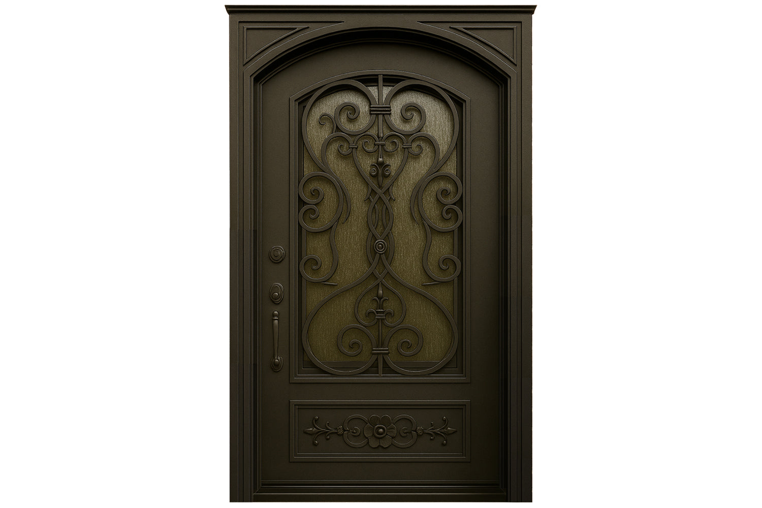 Royal 060 Wrought Iron Custom Exterior Door by Nova